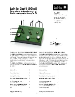 Lehle 3at1 SGoS Operating Instructions preview