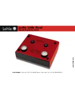 Lehle Little Dual Operating Instructions Manual предпросмотр