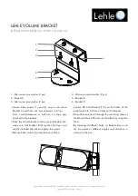 Preview for 3 page of Lehle VOLUME BRACKET Installation Manual