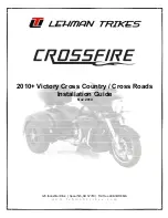 Preview for 1 page of lehman Trikes CROSSFIRE Installation Manual