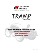 lehman Trikes TRAMP 2009 Service Information preview