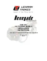 Lehman Renegade 2009 Installation Instructions Manual preview