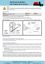 Предварительный просмотр 1 страницы Lehmann electronic AAL Homecare Profiline HC-501 Instruction Manual