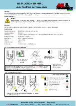 Предварительный просмотр 2 страницы Lehmann electronic AAL Homecare Profiline HC-501 Instruction Manual