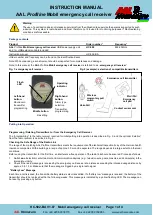 Preview for 1 page of Lehmann electronic AAL Homecare Profiline HC-502 Instruction Manual