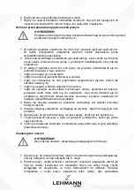 Предварительный просмотр 4 страницы LEHMANN PAN-KEIK Instruction Manual