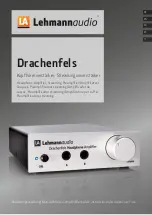 Предварительный просмотр 1 страницы Lehmannaudio Drachenfels Manual