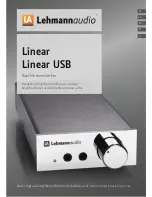 Lehmannaudio Linear Manual предпросмотр