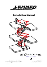 Lehner Lifttechnik OMEGA - F Installation Manual preview