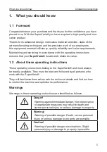 Предварительный просмотр 5 страницы LEHNER SuperVario Operating Instructions With Spare Parts List