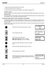 Предварительный просмотр 16 страницы LEHNER Vento Operating Manual With Parts List