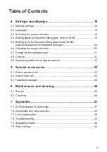 Preview for 3 page of LEHNER VINERO Operating Instructions With Parts List