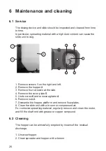 Preview for 26 page of LEHNER VINERO Operating Instructions With Parts List