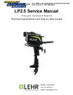 LEHR LP2.5 HP Service Manual предпросмотр