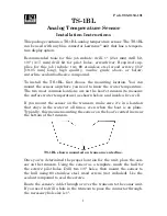 LEI Extras TS-1BL Analog Temp Sensor Installation Instructions preview