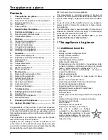 Preview for 2 page of Leibherr USA WF1061 Use And Care Manual