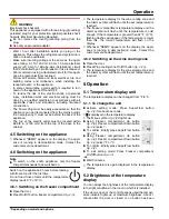 Preview for 7 page of Leibherr USA WF1061 Use And Care Manual