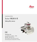 Предварительный просмотр 1 страницы Leica BIOSYSTEMS SM2010 R Instructions For Use Manual