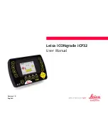 Предварительный просмотр 1 страницы Leica Geosystems iCONgrade iCP32 User Manual