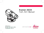 Leica Geosystems Runner 20 Tech. Ref. Manual preview