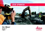 Leica Geosystems SPRINTER 100 User Manual preview