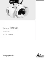 Leica Microsystems HM500 User Manual предпросмотр