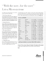 Предварительный просмотр 56 страницы Leica Microsystems HM500 User Manual