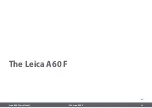 Preview for 12 page of Leica A60 F User Manual