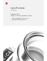 Предварительный просмотр 1 страницы Leica APO-ELMARIT-R Brochure & Specs