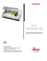 Preview for 1 page of Leica AutoStainerXL Instructions For Use Manual