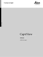 Leica CaptiView User Manual preview