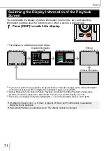 Preview for 71 page of Leica D-LUX 109 Instructions Manual