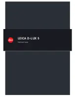 Leica D-Lux 5 Instructions Manual предпросмотр