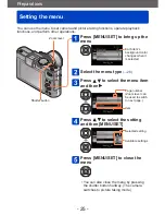 Предварительный просмотр 25 страницы Leica D-LUX 6 Instructions Manual