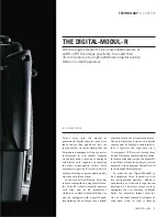 Предварительный просмотр 4 страницы Leica Digital Modul R Brochure