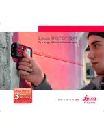 Preview for 1 page of Leica DISTODXT User Manual