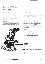 Preview for 10 page of Leica DM EP Instruction Manual