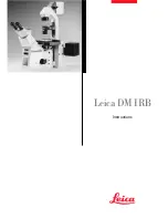 Leica DM IRB Instructions Manual preview