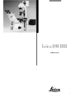 Preview for 3 page of Leica DM IRB Instructions Manual