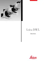 Leica DM L Instructions Manual preview