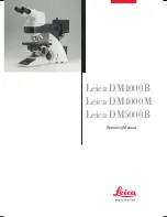 Leica DM4000B Operating Manual preview