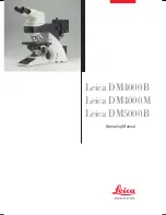 Preview for 1 page of Leica DM4000B Operating Manual