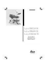 Предварительный просмотр 1 страницы Leica DM5500 B Operating Manual