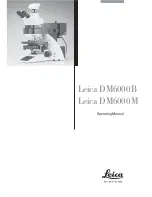 Preview for 3 page of Leica DM6000 M Operating Instructions Manual