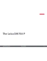 Preview for 16 page of Leica DM750 P User Manual