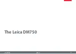 Preview for 17 page of Leica DM750 Manual