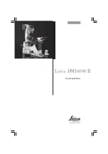 Leica DMI6000 B Operating Manual preview