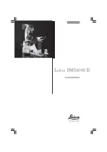 Preview for 1 page of Leica DMI6000 B Operating Manual