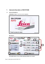 Preview for 17 page of Leica EM CPD300 Operating Manual