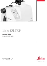 Leica EM TXP Operating Manual предпросмотр